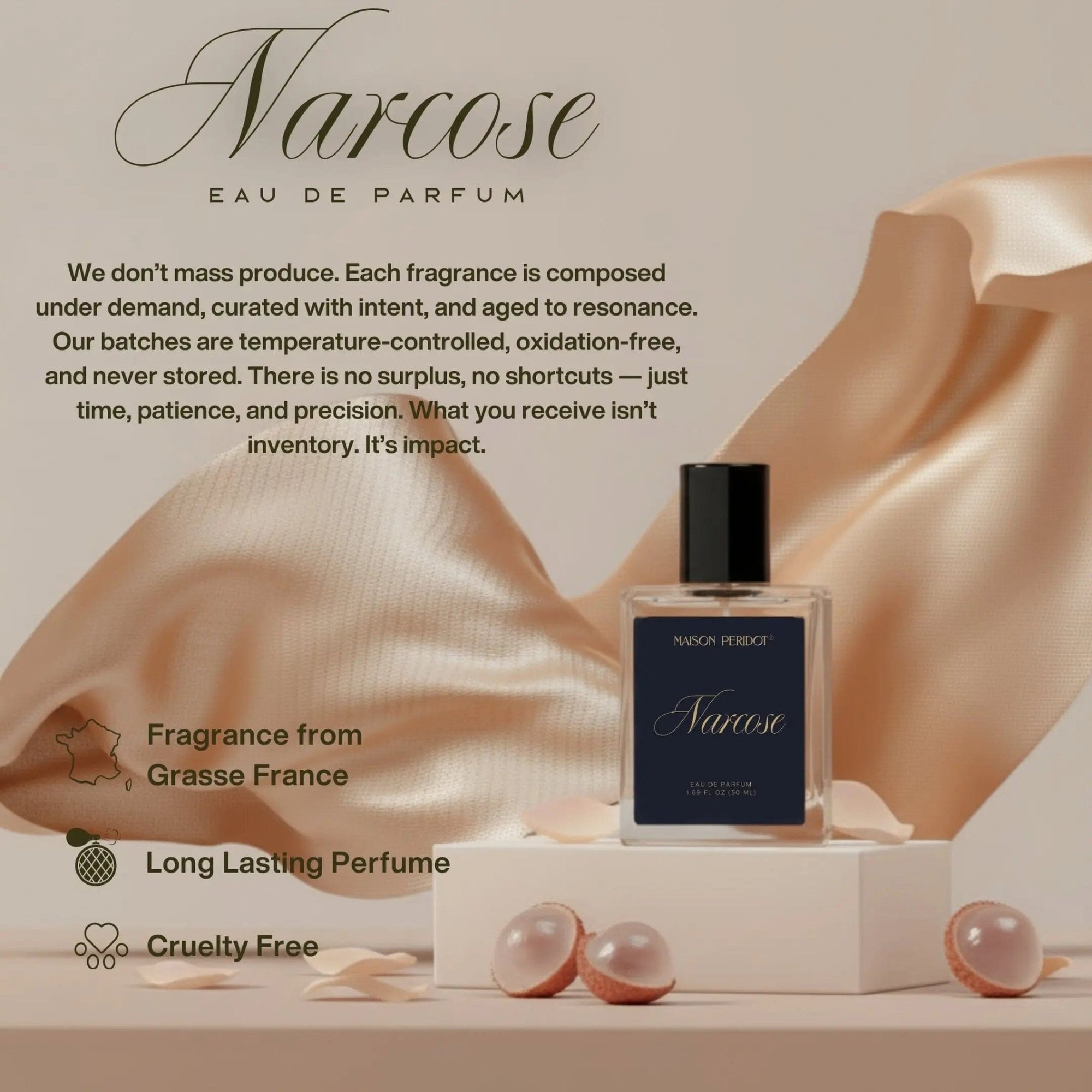 Peridot Narcose - Maison Peridot - perfume that smells like fleur narcotique